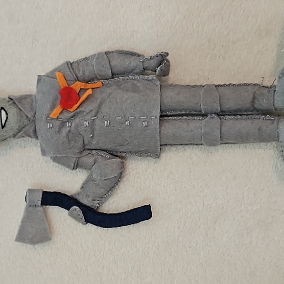 Silk Road Bazaar Tin Man Handmade Felt Ornament - Picture 8 of 11